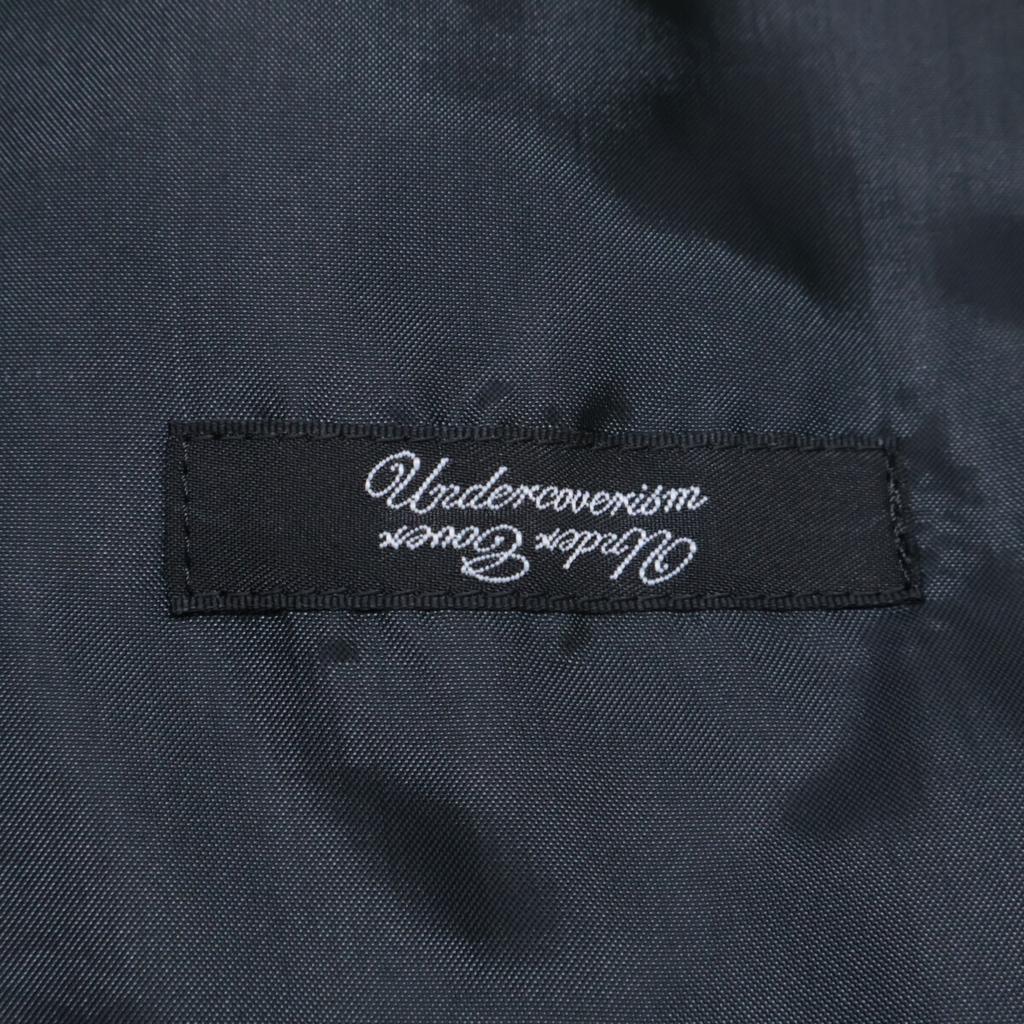 Undercover J9305 Felted Wool Collar Coat 2 grayUsed