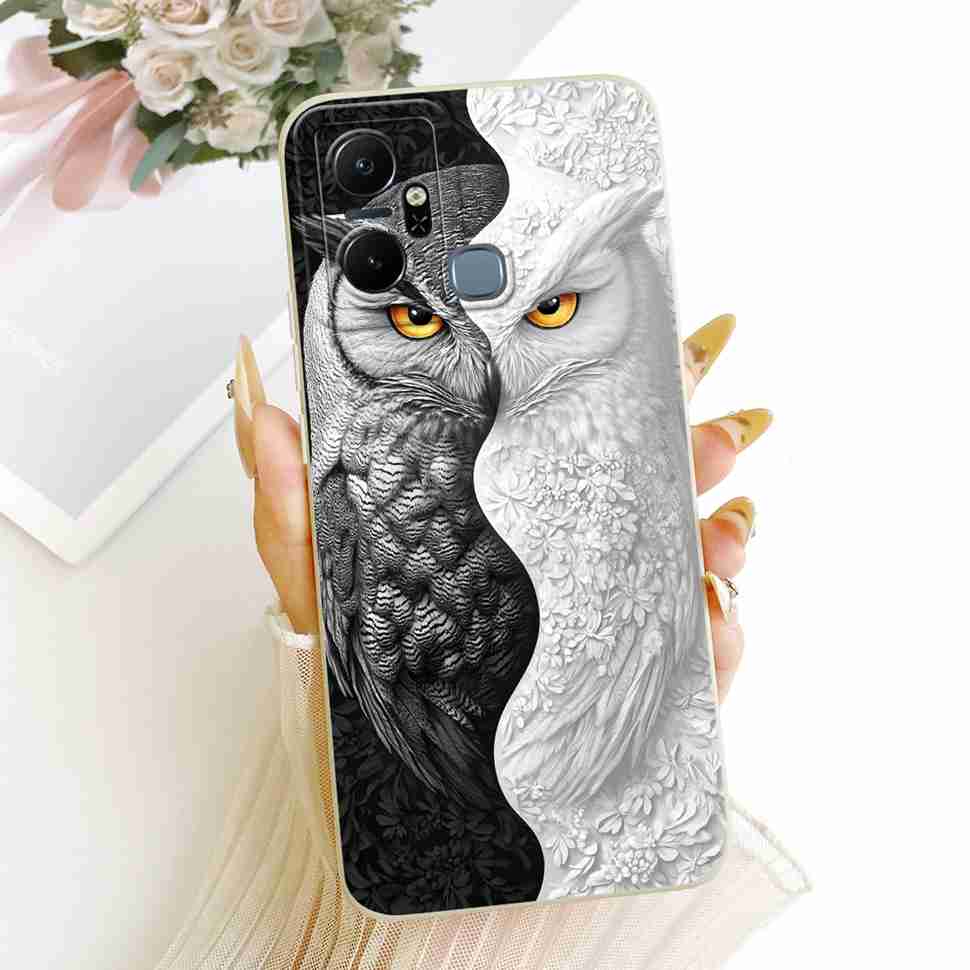 For Infinix Smart 6 Plus Case X6823C X6823 Cool Dragon Cover Soft Silicone Casing For Infinix Smart6 Plus 6Plus Back Cover
