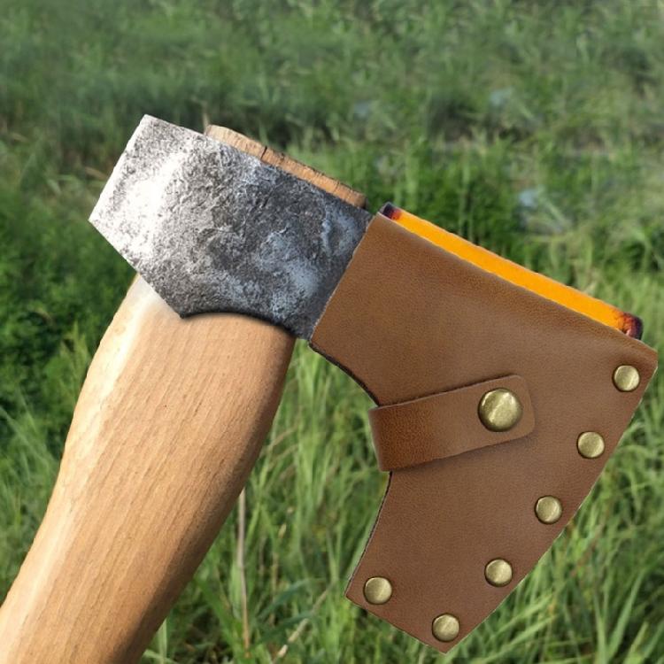 Durable Leather Axe for Head Sheath Cover Hatchet Protective Cover Axe Holster f