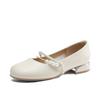 Sweet Retro Mary Jane Shoes Shallow Shoes French Gentle Women's Shoes Temperament Versatile Small Leather Shoes