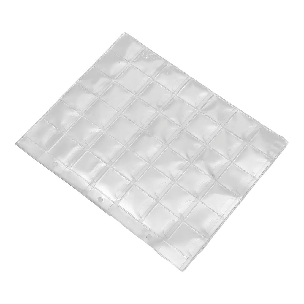 Pojemnik na kolekcję monet z 42 kieszeniami Profesjonalny arkusz na holder na monety kolekcjonerskie Przenośny album na przechowywanie monet