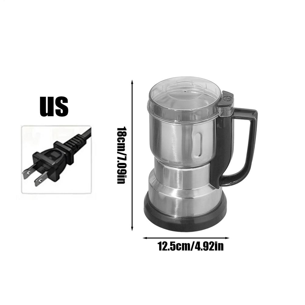 Spices Grinder Electric Fine Powder Stainless Steel Powder Grinder Home Electric Spices Grinder Dry Grinding Machine With Handle