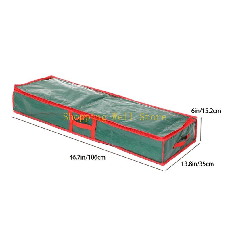 KX4B Holiday Themed Wrapping Paper Portable Storage Solution Durable Fabric Design For Seasonal Decorations