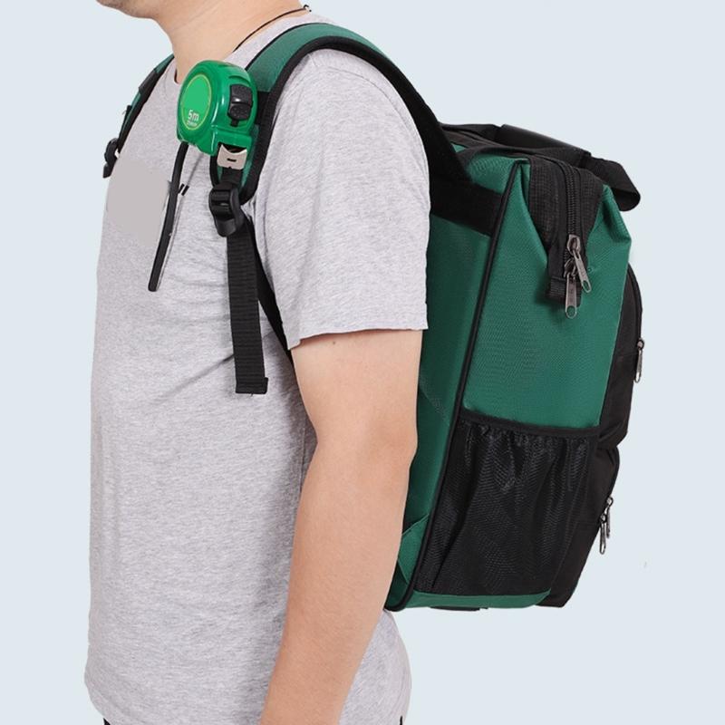 Large Capacity Tool Organizer Bag Waterproof Oxfords Cloth Tool Backpack Home Appliance Repair Backpack Easy to Use