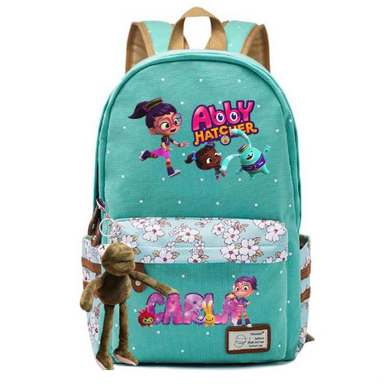 3-delige Schoolrugzakset voor Studenten Grote Capaciteit Oxford Stof Schooltas met Schouderband en Etui without doll