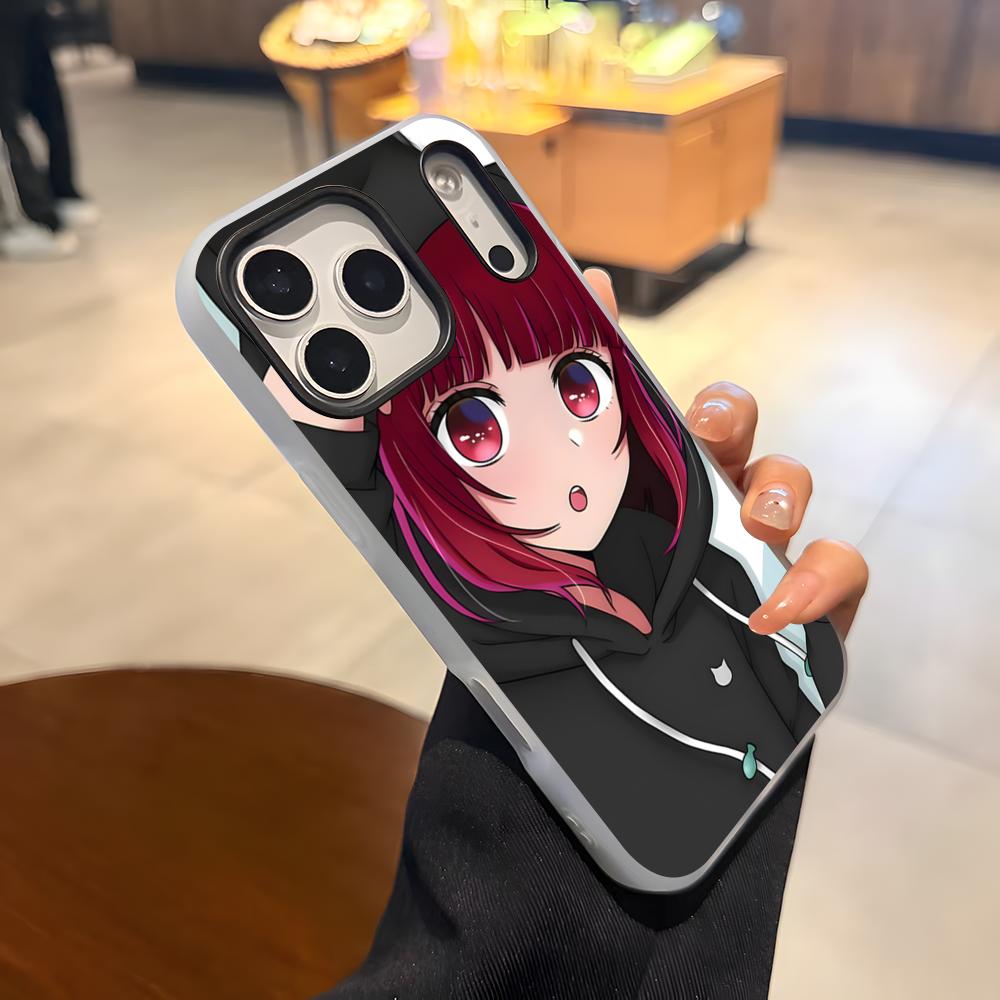 Oshi No Ko Kana Phone Case For IPhone 17 Air 16 E 15 14 Plus 13 12 11 Pro Max Jelly 2 In 1 Protective Case