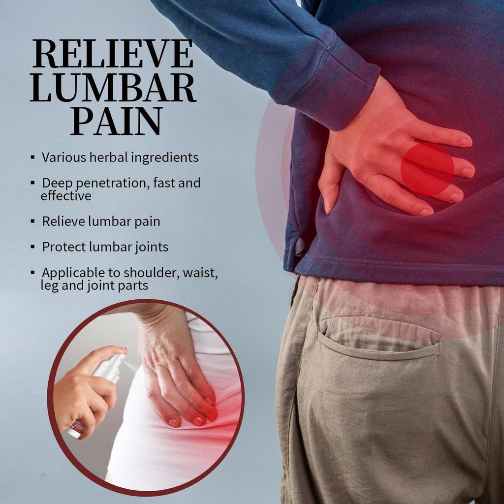 South Moon Lumbar Cold Gel Spray for Knee Heel Lumbar Fatigue Pain Relief Spray
