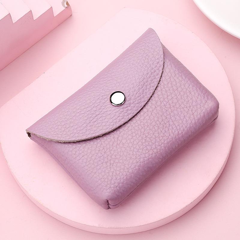 Leather Change Bag, Women's Coin Bag, Money Bag, Key Bag, First Layer Cowhide Small Wallet, Card Bag, Mini Soft Leather Small Bag.