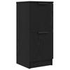 Sideboard Black Oak Look 30 X 30 X 70 Cm Engineered Wood
