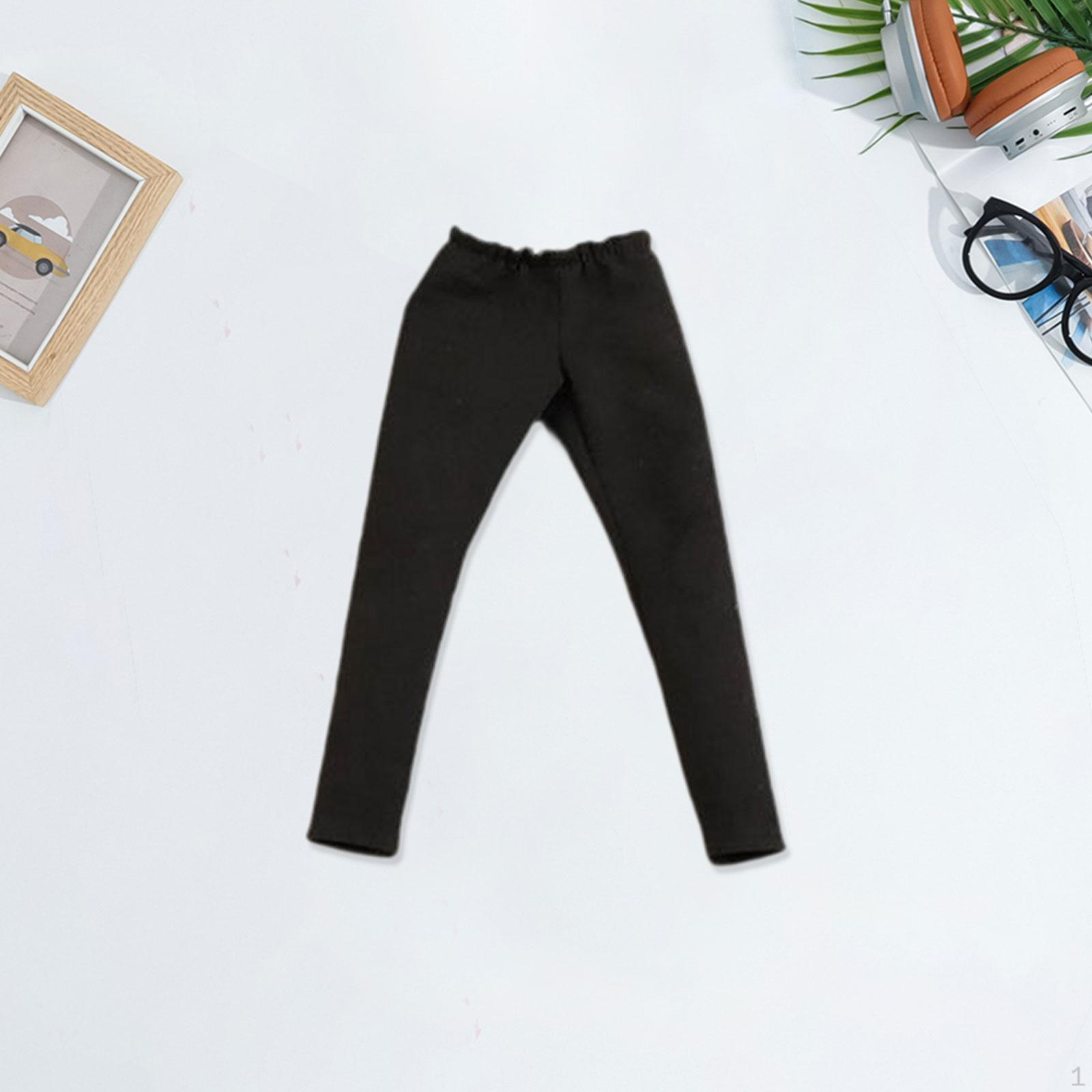 

1:Брюки в масштабе 1/12, Декор одежды ручной работы, Аксессуары для модной куклы, Миниатюрные брюки для 6-дюймовой куклы