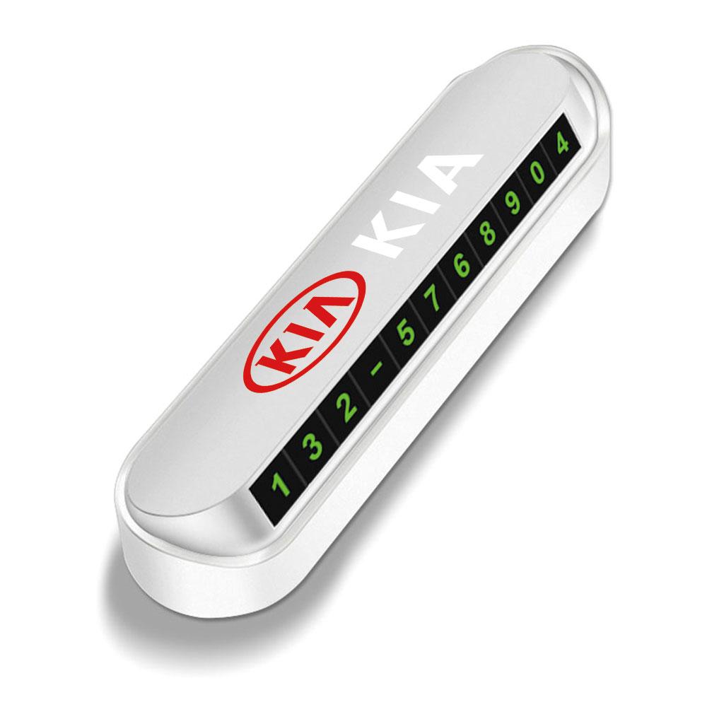 

2026 Hot Car Sticker Car Temporary Parking Card Phone Number Plate Phone Number Parking Stop For Kia Sportage 3 Rio K2 Ceed Car