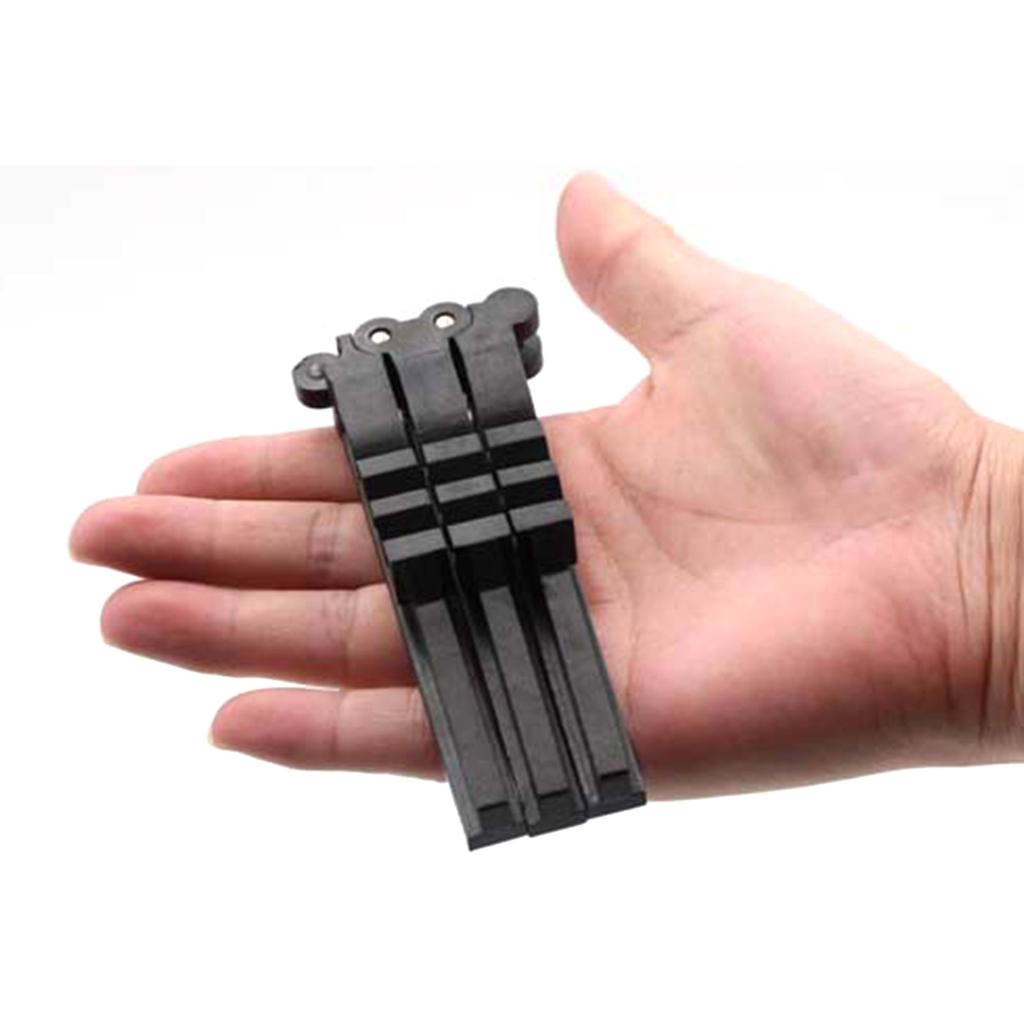 Folding Fuel Can Canister Stand Foldable Compact Butane Gas Tank Bracket Plastic Cylinder Cartridge Holder for Camping Gas Tank