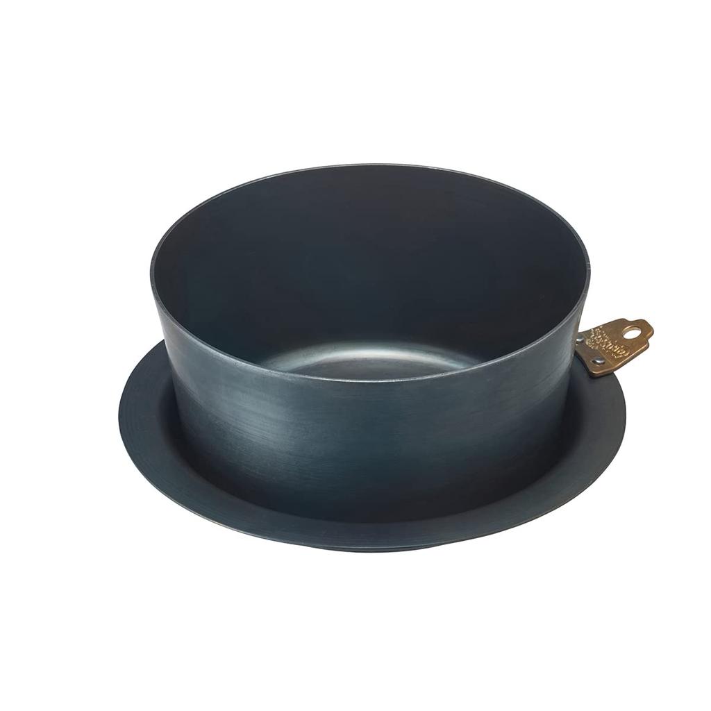 LOGOS Iron Craftsman Stack Dutch Pot L 81062252 Blue Diameter 16cm x Height 8cm [Pot] (Approx.)