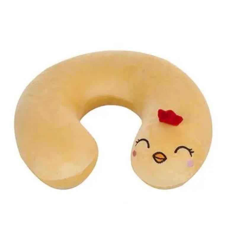 Natural Latex U-shaped Pillows Neck Pillow On the Airplane Ealth Care Orthopedic Massage Pillow for Travel