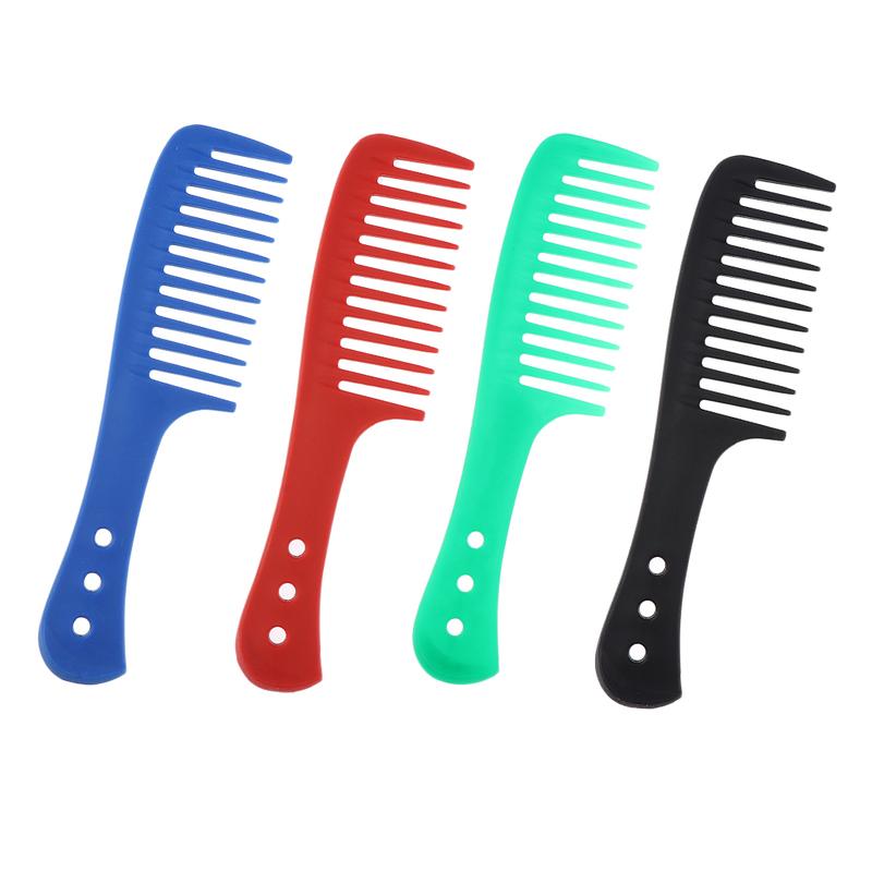 Smooth Hair Comb Plastic Wide Tooth Detangler Comb for Women’s Professional Hairdressing Salon Styling Tools