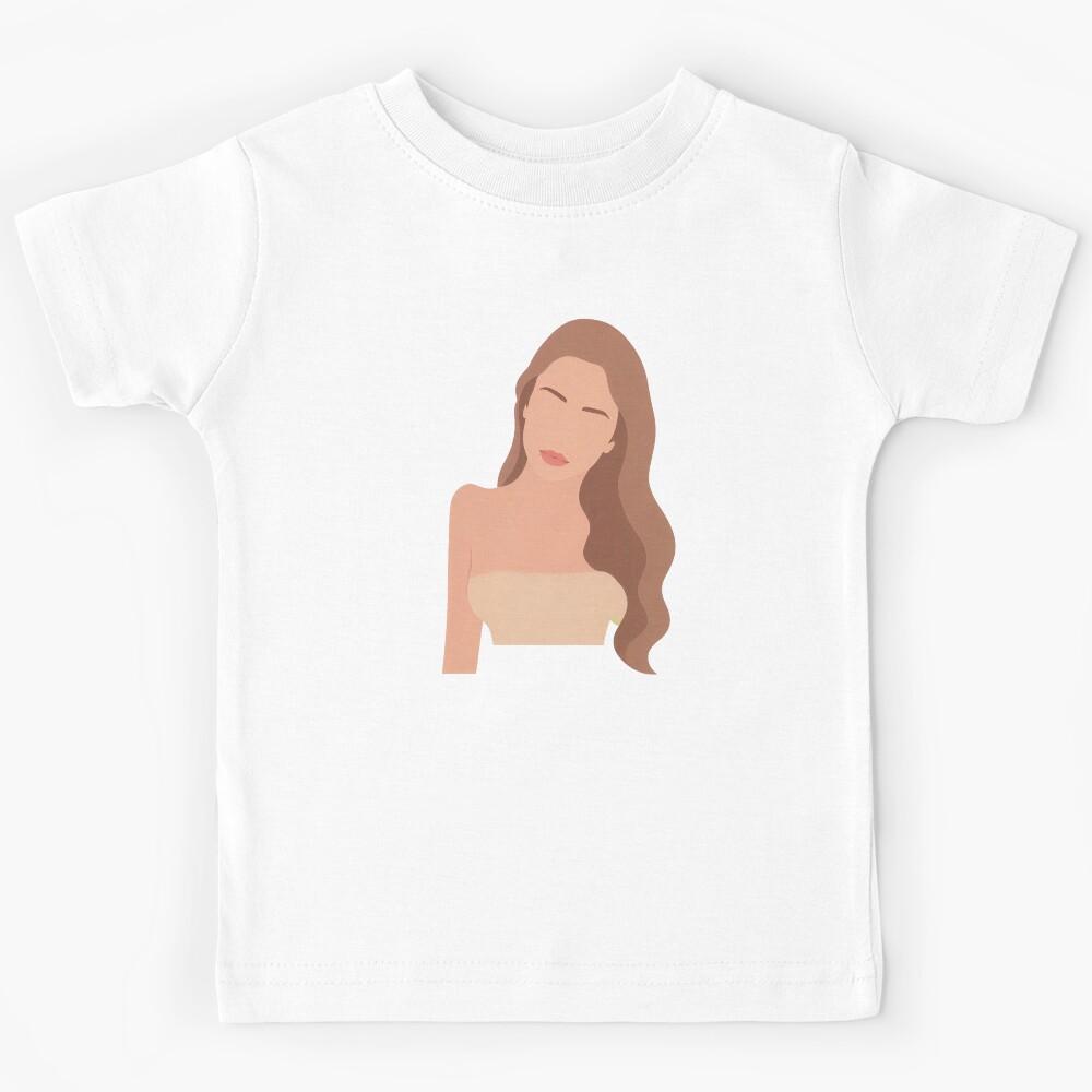 Tate McRae Lineless Illustration Kids T-Shirt 120