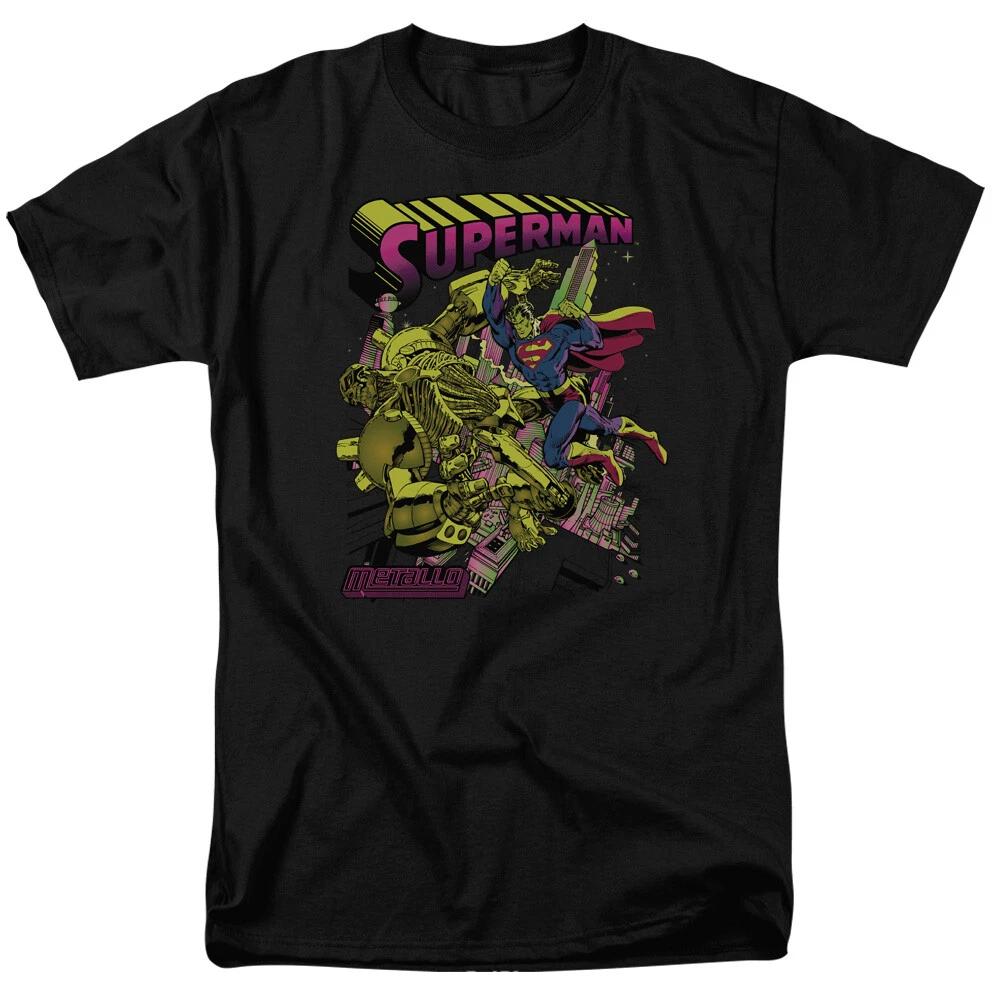 

Superman vs Metallo Blacklight T-Shirt - Regular or Tank - to 6X S