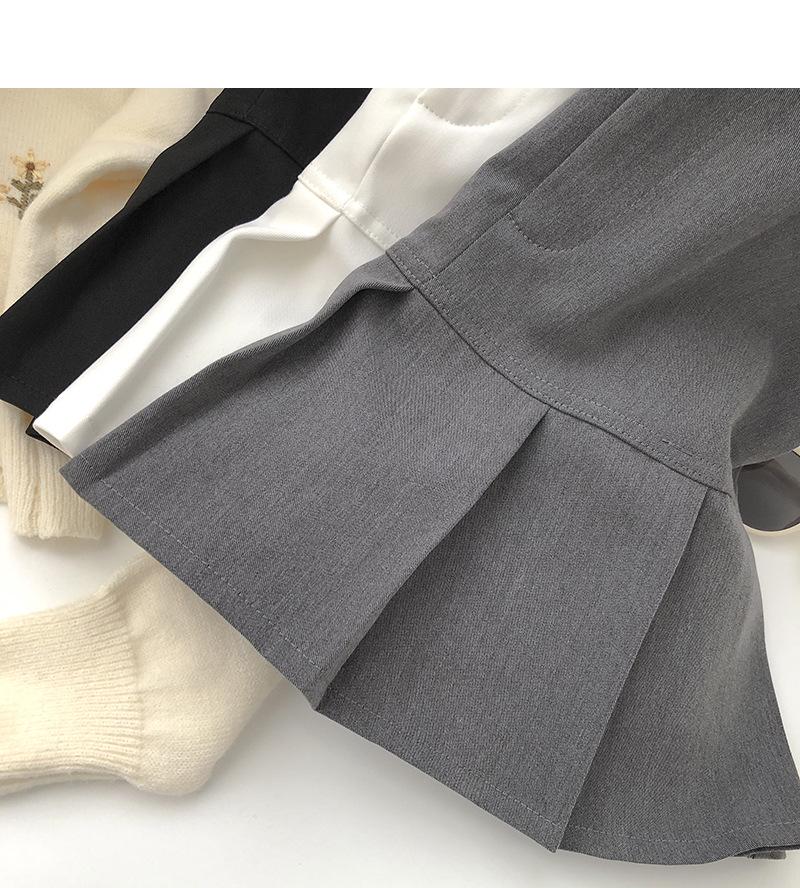 2024 Sommer Damen Plissee High Waist Kurzer A-Linien-Rock