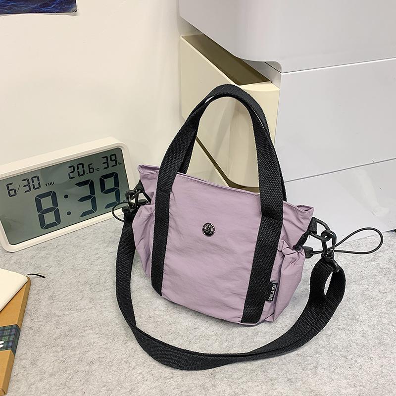New casual handbag bucket bag fashion niche design bucket bag women's lightweight spring shoulder messenger bag