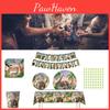 Jungle Animal Zoo Birthday Party Decorations For Boys Jungle Theme Party Supplies For 1st Birthday Tableware Included