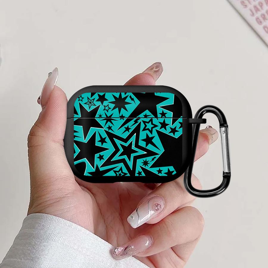 

Creative Stars Love Earphone Cases Cover Case For Airpods Pro2 3 Pro 2 1 Pro3 4 Airpods Pro 3