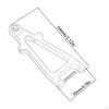2 Parts RC LOWER Swing Arm Spare 1:20 High Performance Pieces Modification Part Suspensions
