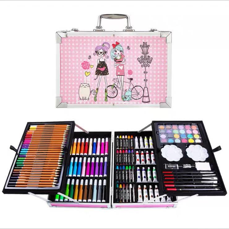 208 Watercolor Pen Set with 150 Brushes - Children's Day Painting Set, Colored Pen Gift for Kids