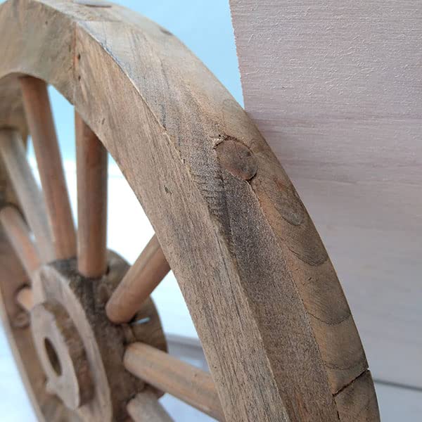 Murataya Sangyo Wood Wheel, Small, Brown, 6321