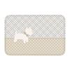 West Highland White Terrier Dog Front Floor Door Entrance Mat Westie Bath Kitchen Doormat Balcony Carpet Rug Toilet Footpad