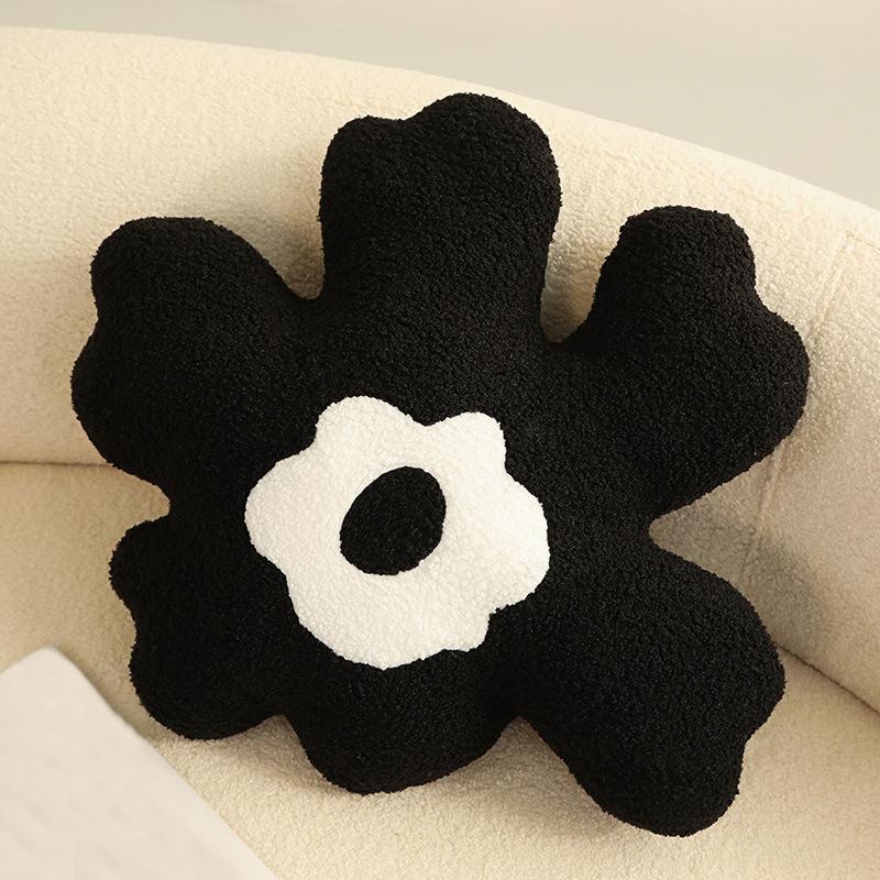 48x58CM Office Seat Lumbar Pillow Sofa Cushion Sun Flower Throw Pillow Petal Back Cushion Plush Toy