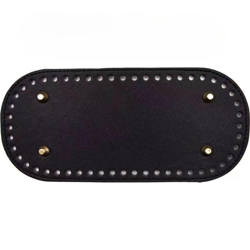 

Подкладка из ПУ кожи Сделай сам Плетеная сумка-тоут Дно сумки с отверстиями Аксессуары для дна сумки ручной работы Основа для сумок