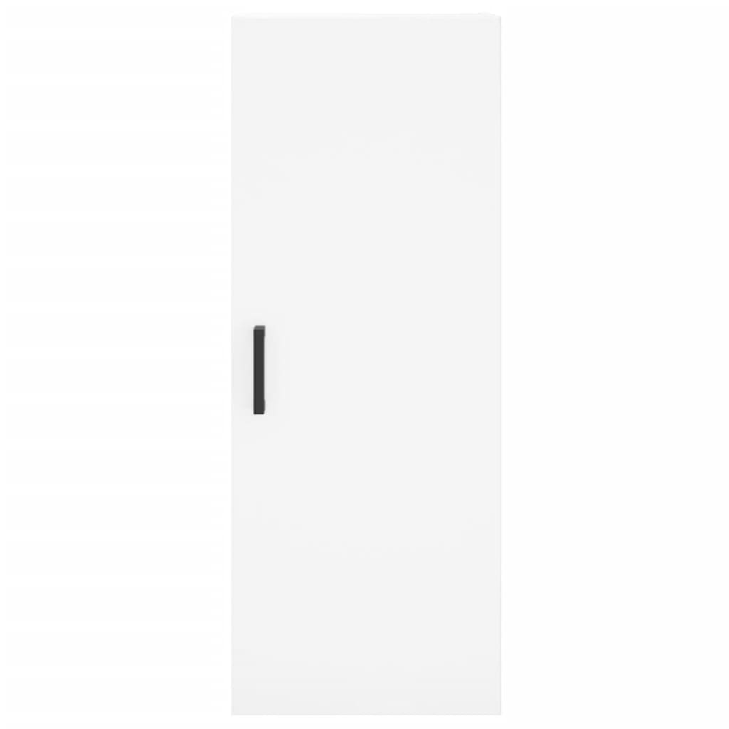 Highboard White 34.5 X 34 X 180 Cm Particleboard