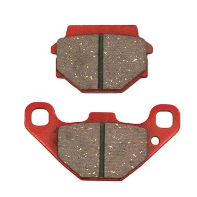 Daytona 79837 Brake Pad for Motorcycles, Red Pads (Semimetal Pads), Eliminator 400 (88-93), Estrela