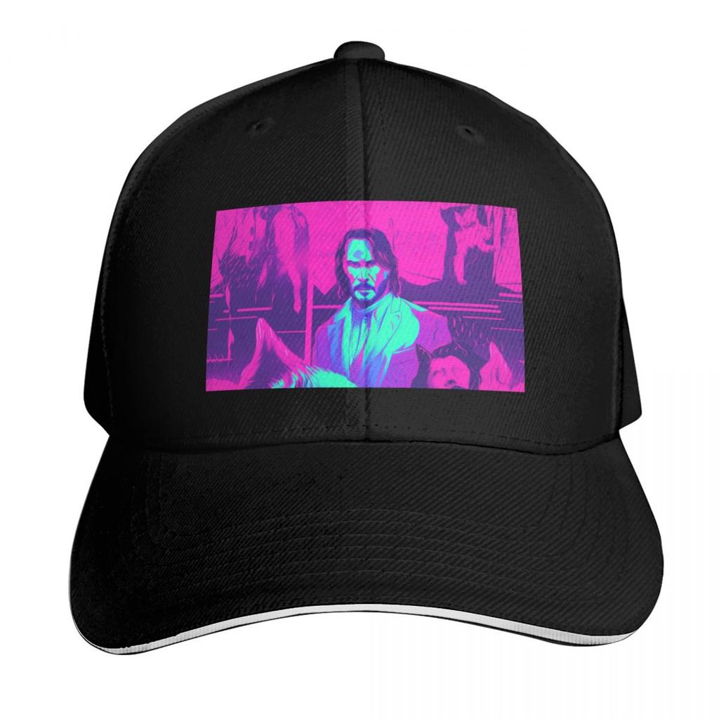 John Wick Vaporwave Art Baseball Cap Unisex for Unisex Women Outdoor Golf Running Hiking Summer Beach Travel