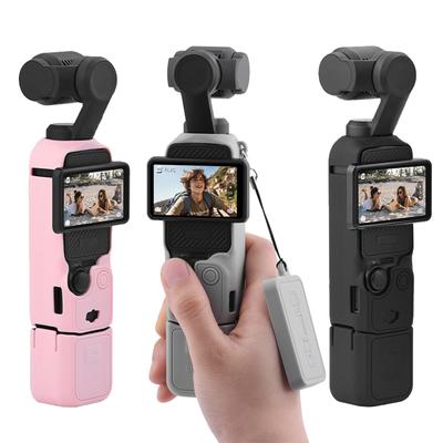DJI Osmo Pocket 3 Silikon Kılıf Gimbal Kamera Çizilmez Sap Yumuşak Koruyucu Kılıf Lens Kapağı Çarpma Önleyici Kapak
