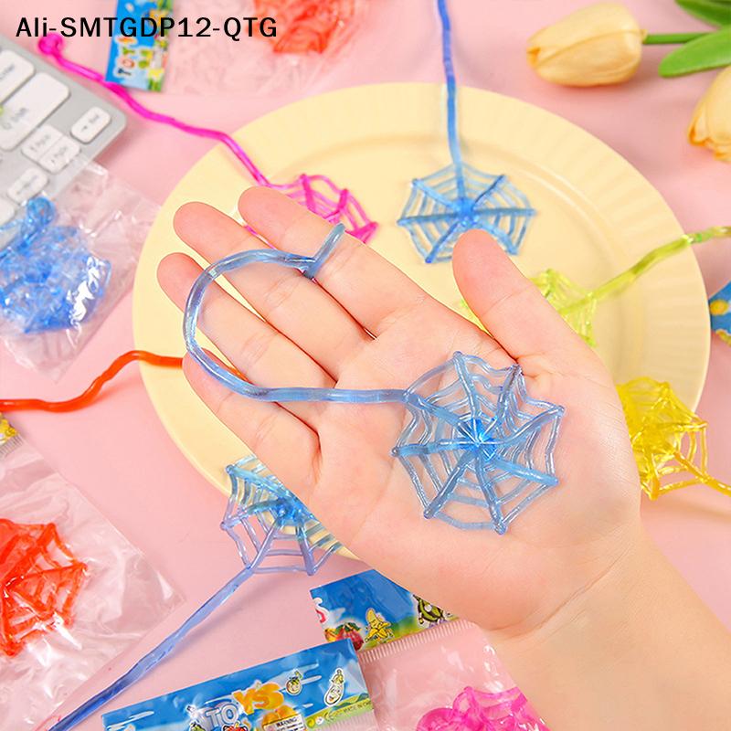 10/20Pcs Party Favors Stretchable Sticky Hands Toys Fun Spider Web Sticky Wall Climbing Climber Toy Kid Prizes Goodie Bag Filler
