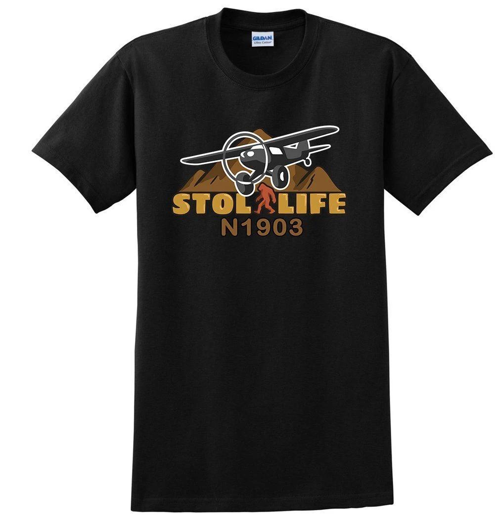 Футболка STOL Life Авиация Самолет - Персонализированная с вашим номером N# XL