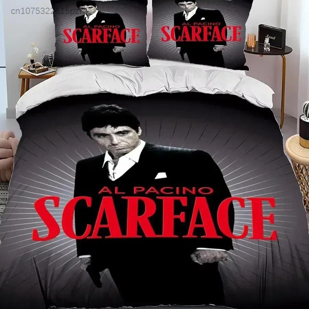 New 3D Print Movie Scarface Tony Bedding Set Bedroom Soft Modern Bedspreads Comefortable Duvet Cover Quilt Cover And Pillowcase