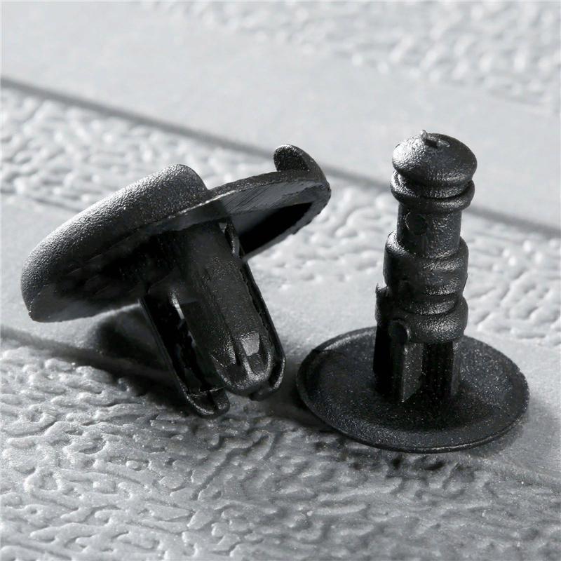 50Pcs Under Engine Splash Guard Rivet Fastener Clips