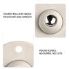 4-100pcs Self Adhesive Caster Wheels Universal Pulley Furniture Mini Swivel Casters Wheel Cabinet Trash Stainless Steel Roller