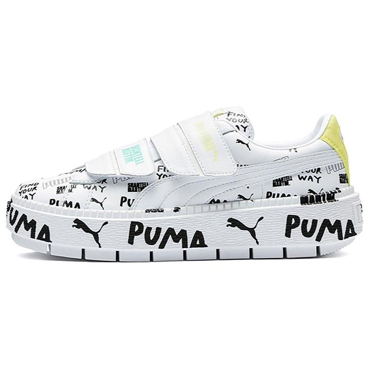 (WMNS) PUMA Shantell Martin x Platform Trace Strap White Women s 366533-01 EU 36