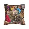 Funny Monkey Print Pillowcases  Kawaii Pillow Case For Living Room Sofa Graphic Pillow Cover