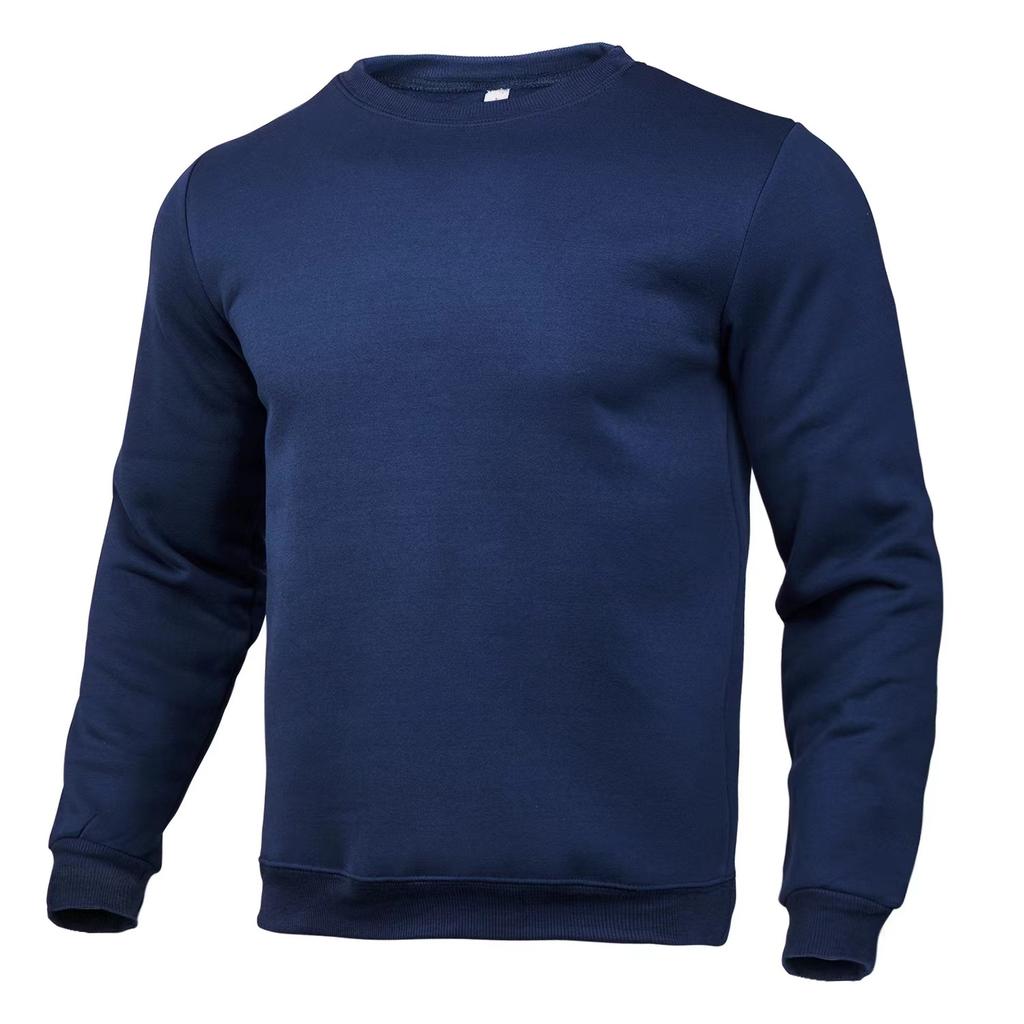2025 Men's and Women's Sweater Fashion Brand Casual Sweater Solid Color Round Neck Long Sleeve Pullover Sweater