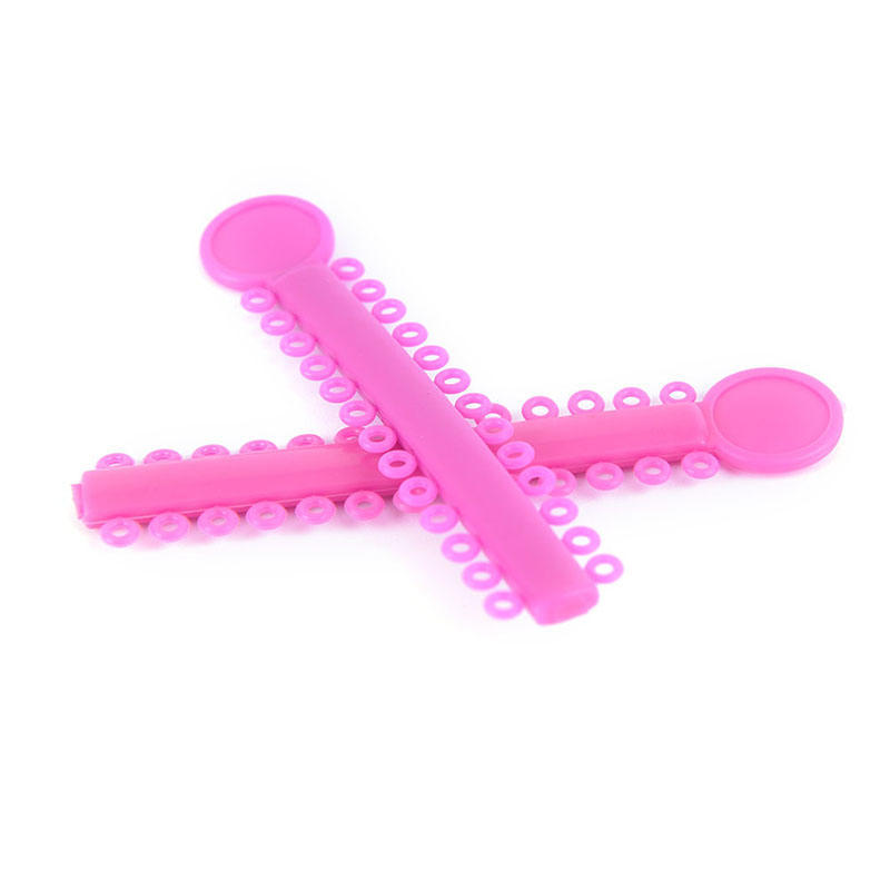 20Pcs 1Pack Dental Ligature Ties Orthodontics Elastic Rubber Bands Multi Colour