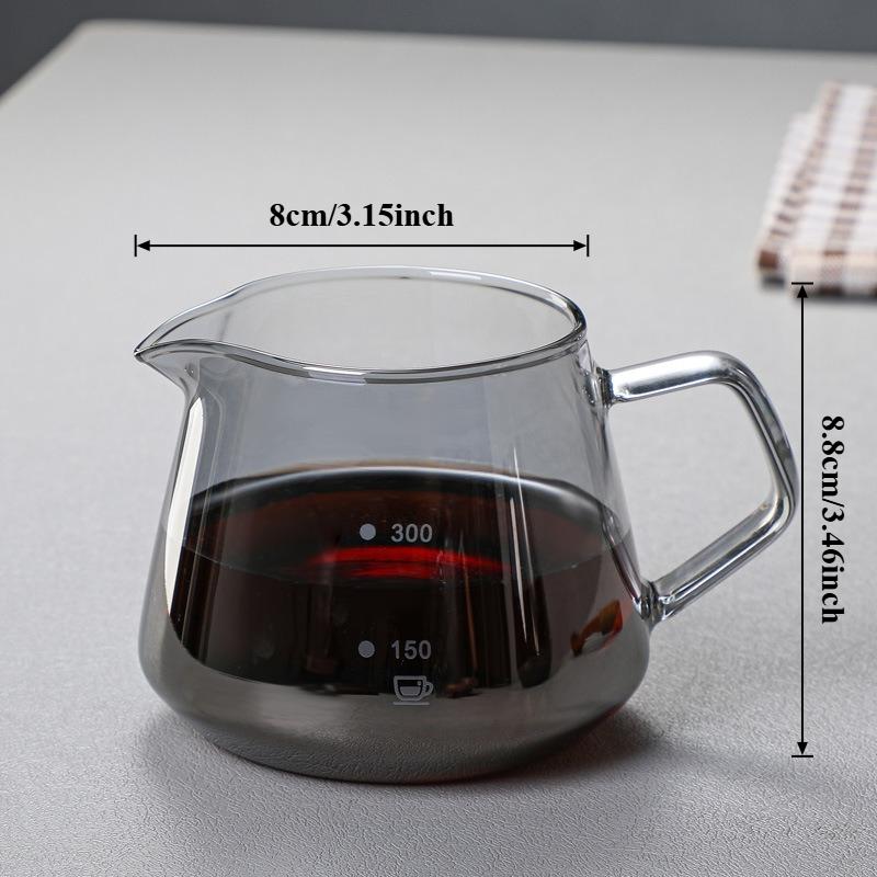 Многоразовый стеклянный фильтр для кофеварки, термостойкий стеклянный графин, набор для приготовления кофе методом капельного заваривания для дома, бытовой техники, эспрессо.