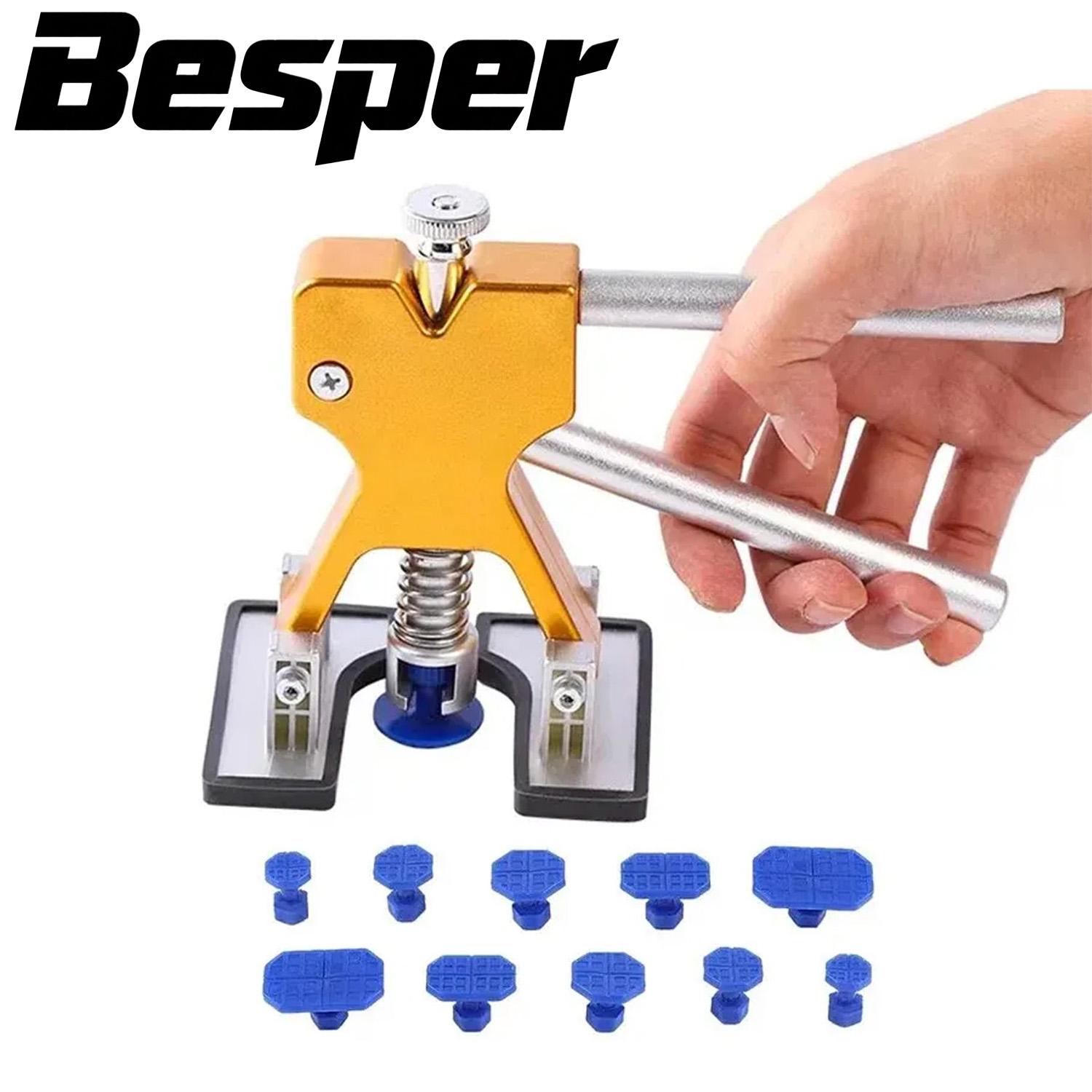 

Car Dent Puller Kit, Paintless Dent Removal Tools, Adjustable Dent Lifter Remover Tool for Auto SUV Hail Damage DIY Repair OLD