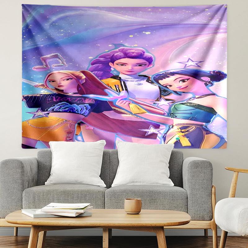 K Print Tapestry, Lightweight Wall Hanging, for Bedroom, Dorm, Living Room, Home Art Decor - Birthday Christmas Gift for Friends