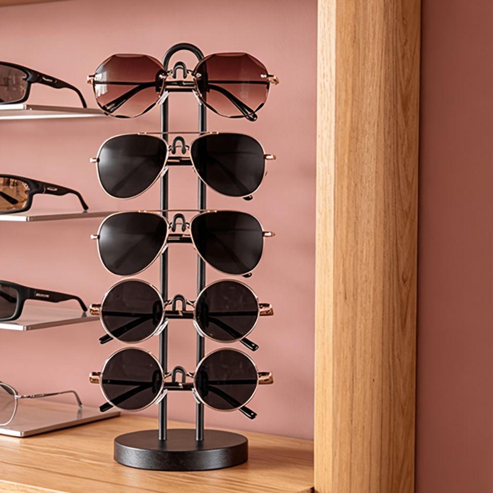 Removable Eyeglass Organizer 5 Layer Glasses Display Stand Photography Props