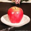 Red Apple-Shaped Smokeless Candle for Christmas Decor