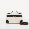 2025 Women's Canvas Patchwork Crossbody Tote - Fashionable Small Square Casual Bag